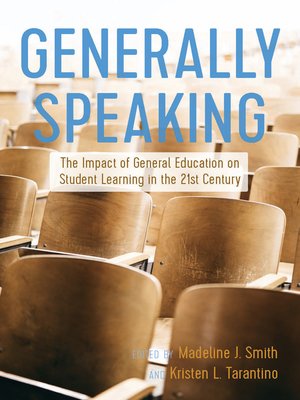 cover image of Generally Speaking